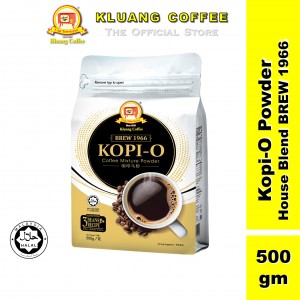 Kluang Coffee BREW 1966 House Blend Kopi-O Powder Grade A1+ (500gm)